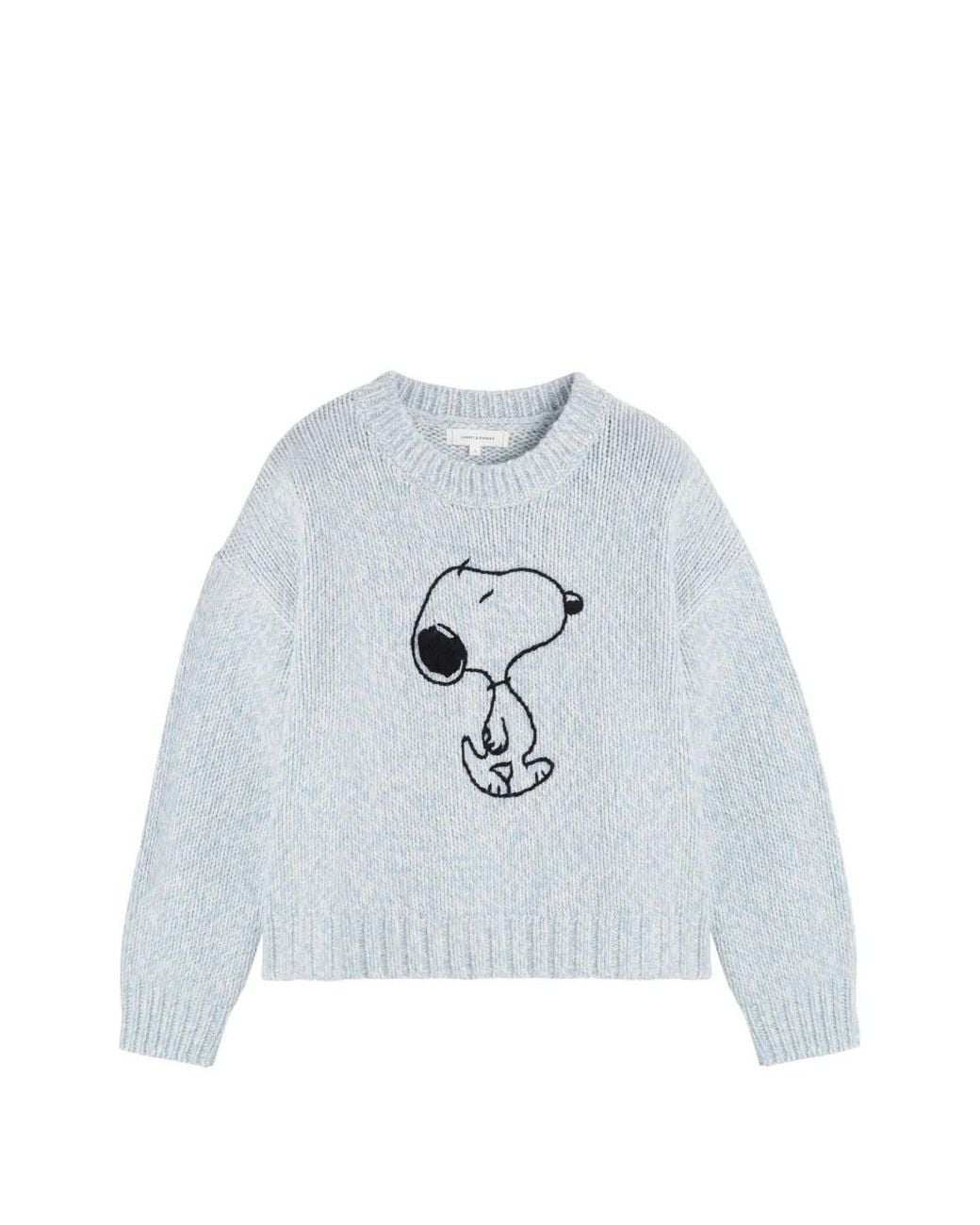 Chinti & Parker White Snoopy Marl Sweater