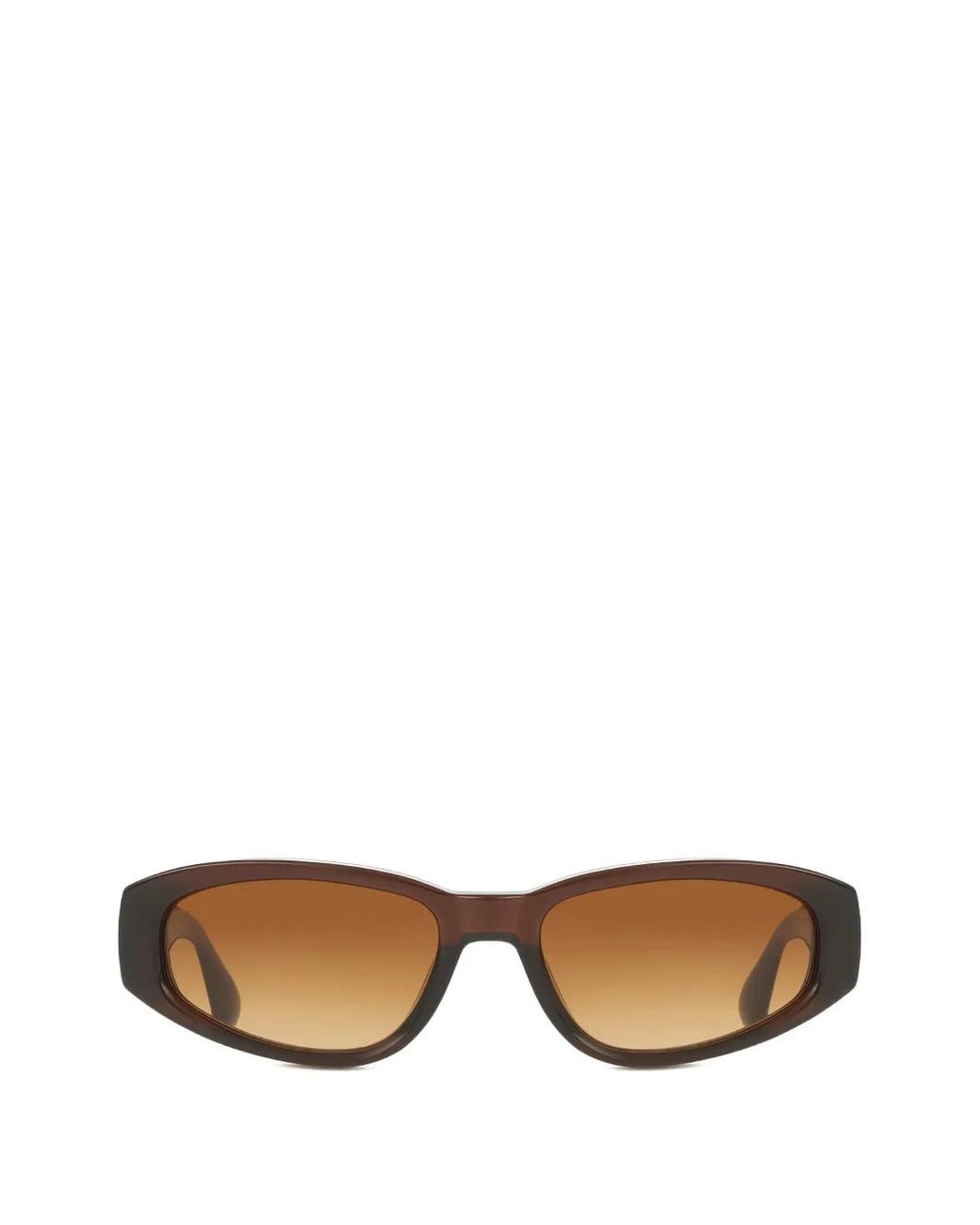 Chimi Brown Geometric-Frame Sunglasses