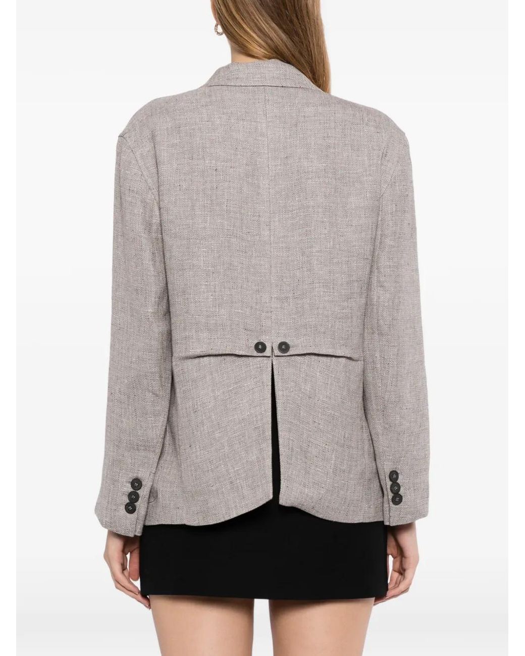 Emporio Armani White Natte Jacket