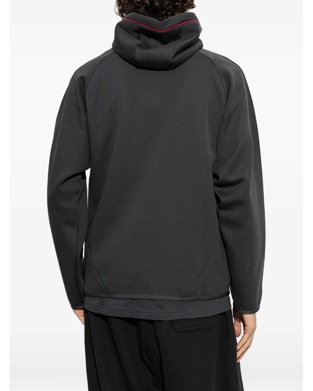 Adidas Black X Liverpool Fc Spacer Hoodie Teamgeist 26 À Fermeture Zippée for men