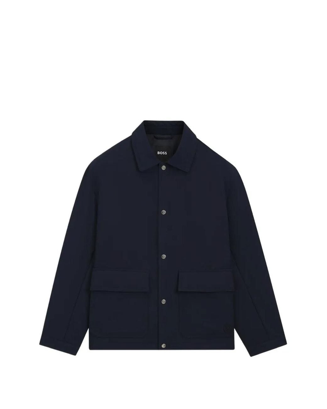 Boss Blue Relaxed-Fit Jacket for men