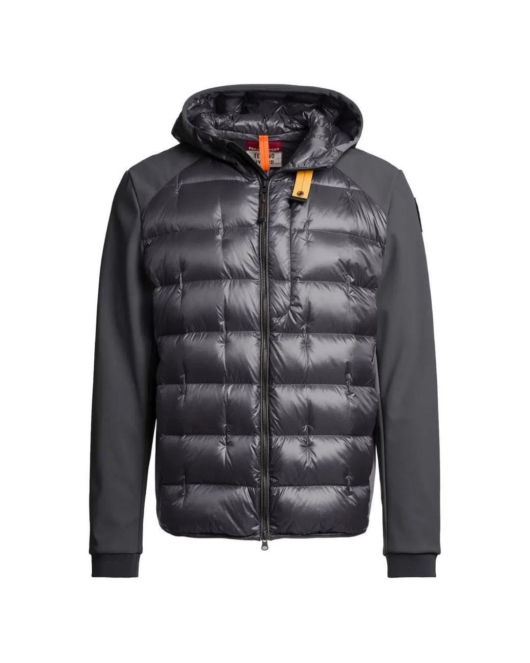 Parajumpers Gray Matty Quilted Hybrid Jacket for men