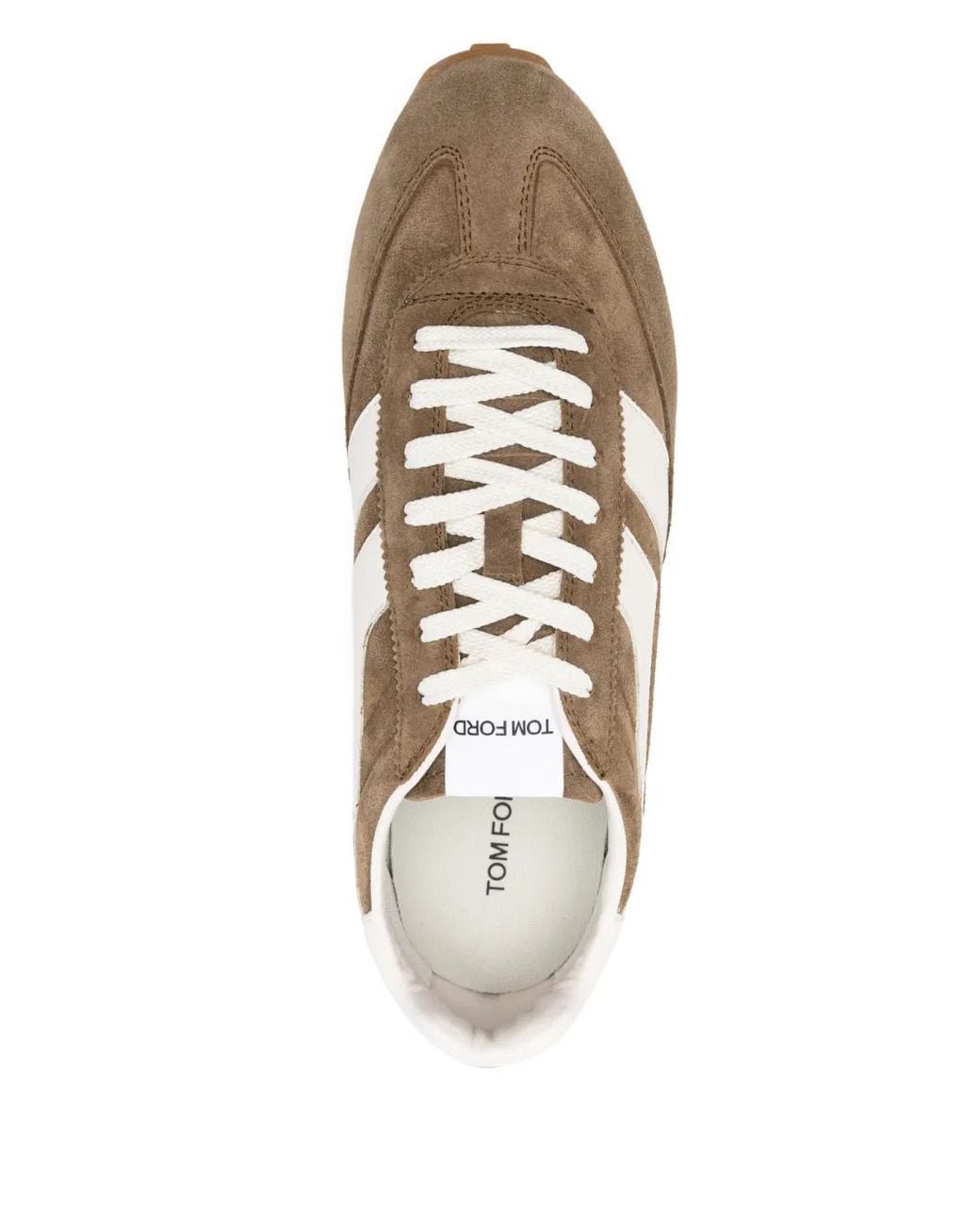 Tom Ford Brown Suede Mick Sneakers for men