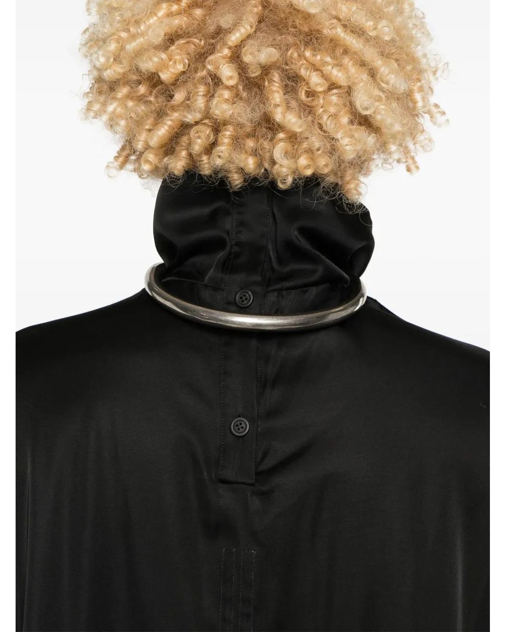 Blusa Tabard Rick Owens de color Black