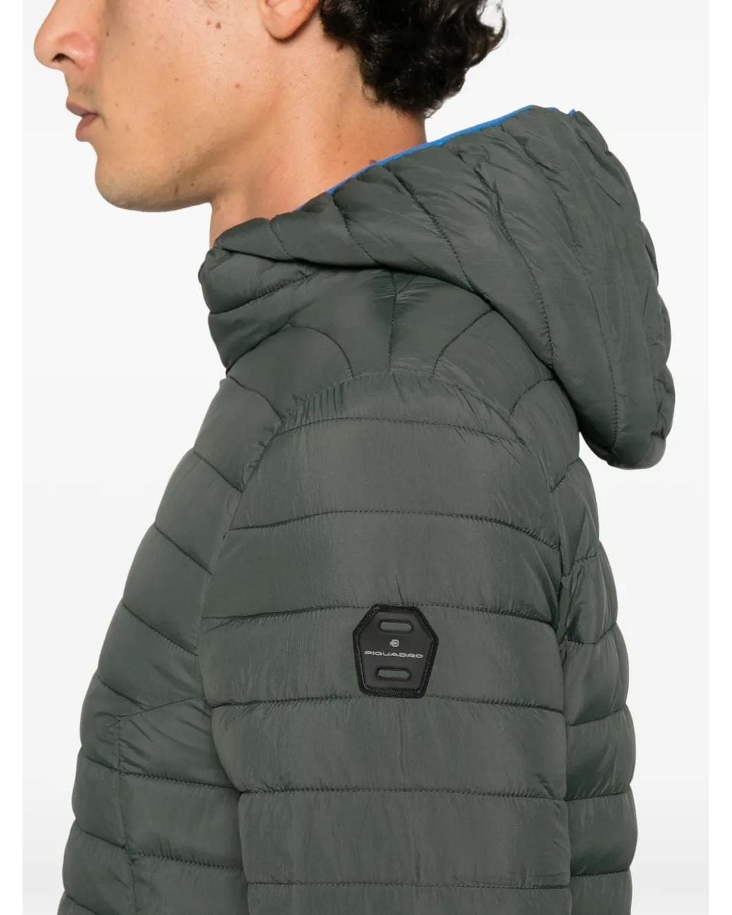 Veste Zippée Aero À Patch Logo Piquadro pour homme en coloris Green