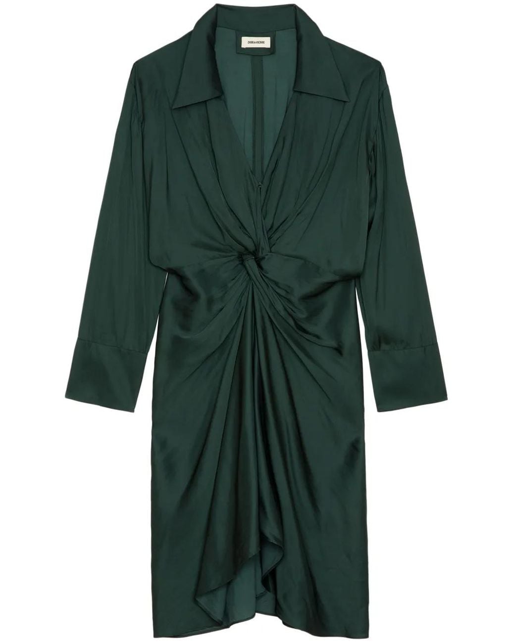 Zadig & Voltaire Green Rozo Dress
