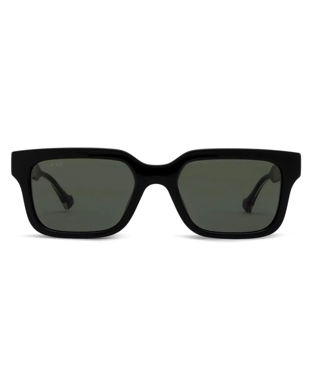 Gucci Black Square Frame Sunglasses for men