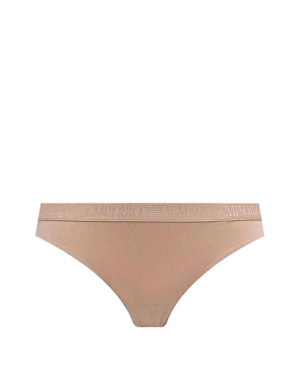 ARMANI EXCHANGE Natural Logo-Waistband Briefs (Set Of Two)