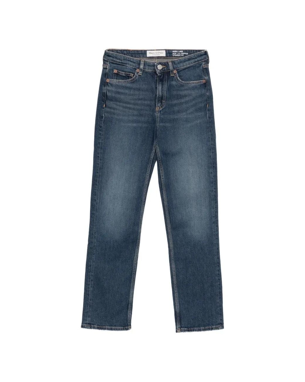 Marc O' Polo Blue Linde Straight-Leg Jeans