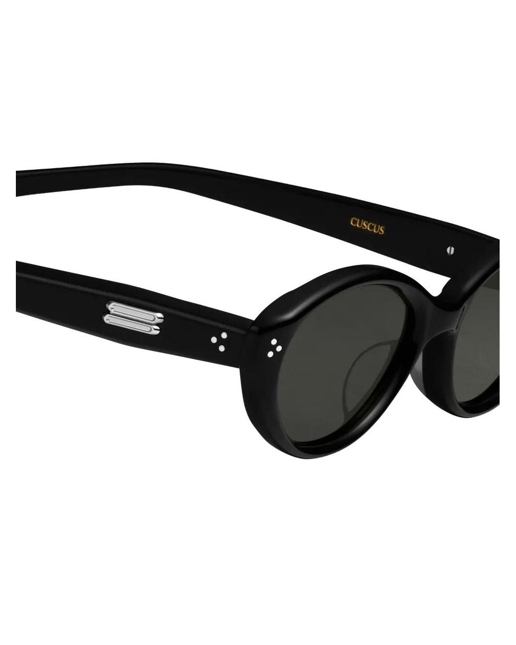 Gentle Monster Black Cuscus 01 Oval-Frame Sunglasses