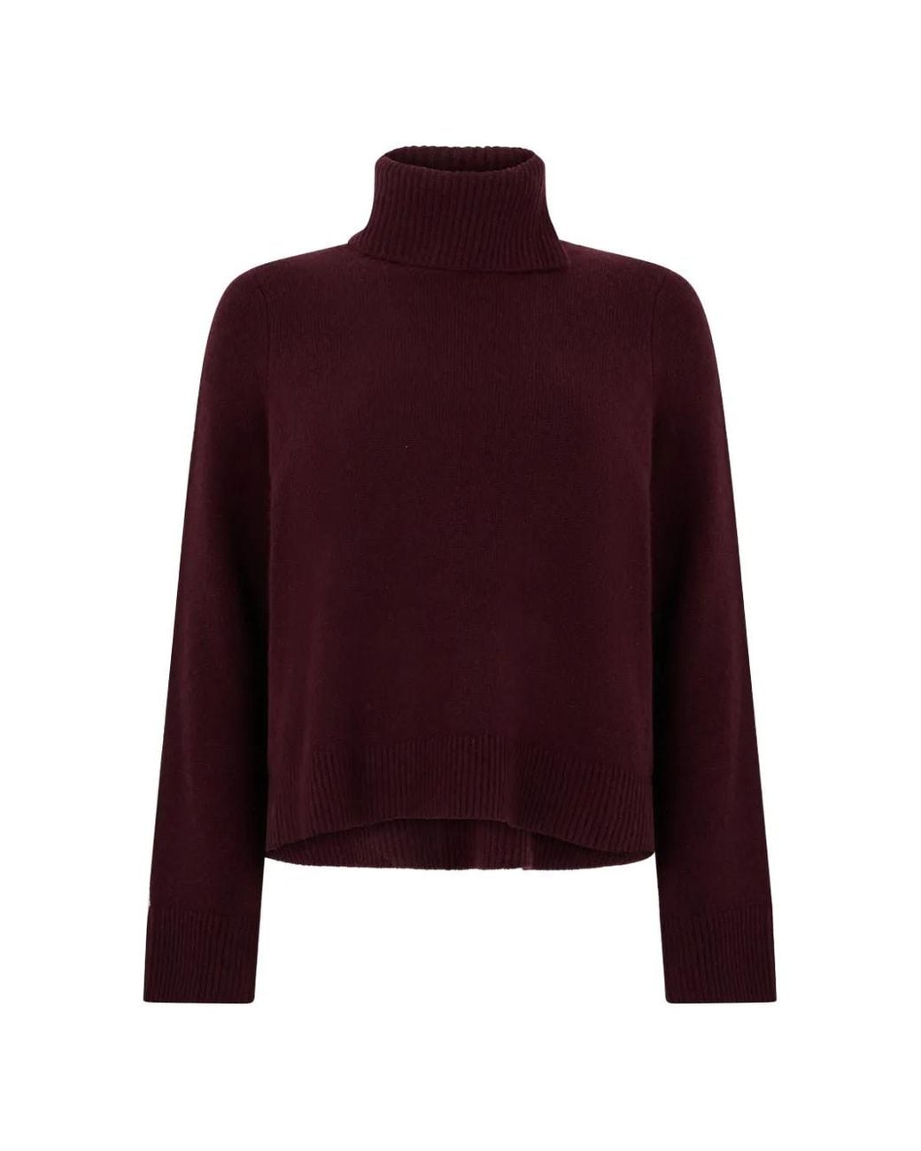 Vince Purple High-Neck Sweater