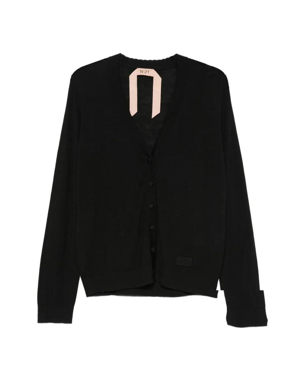 N°21 Black V-Neck Cardigan