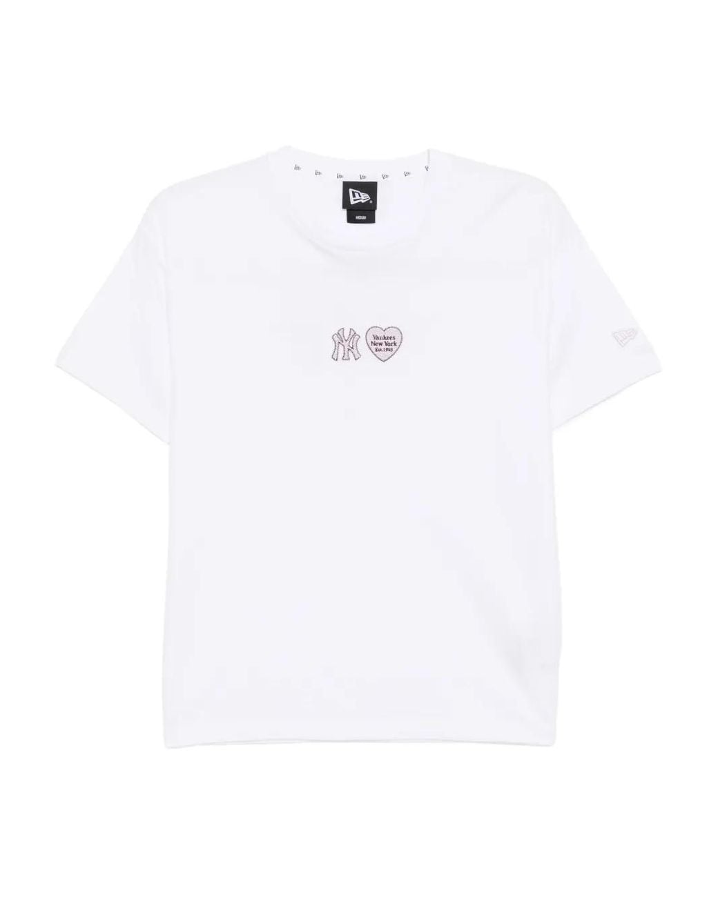 KTZ White Logo-Embroidered T-Shirt
