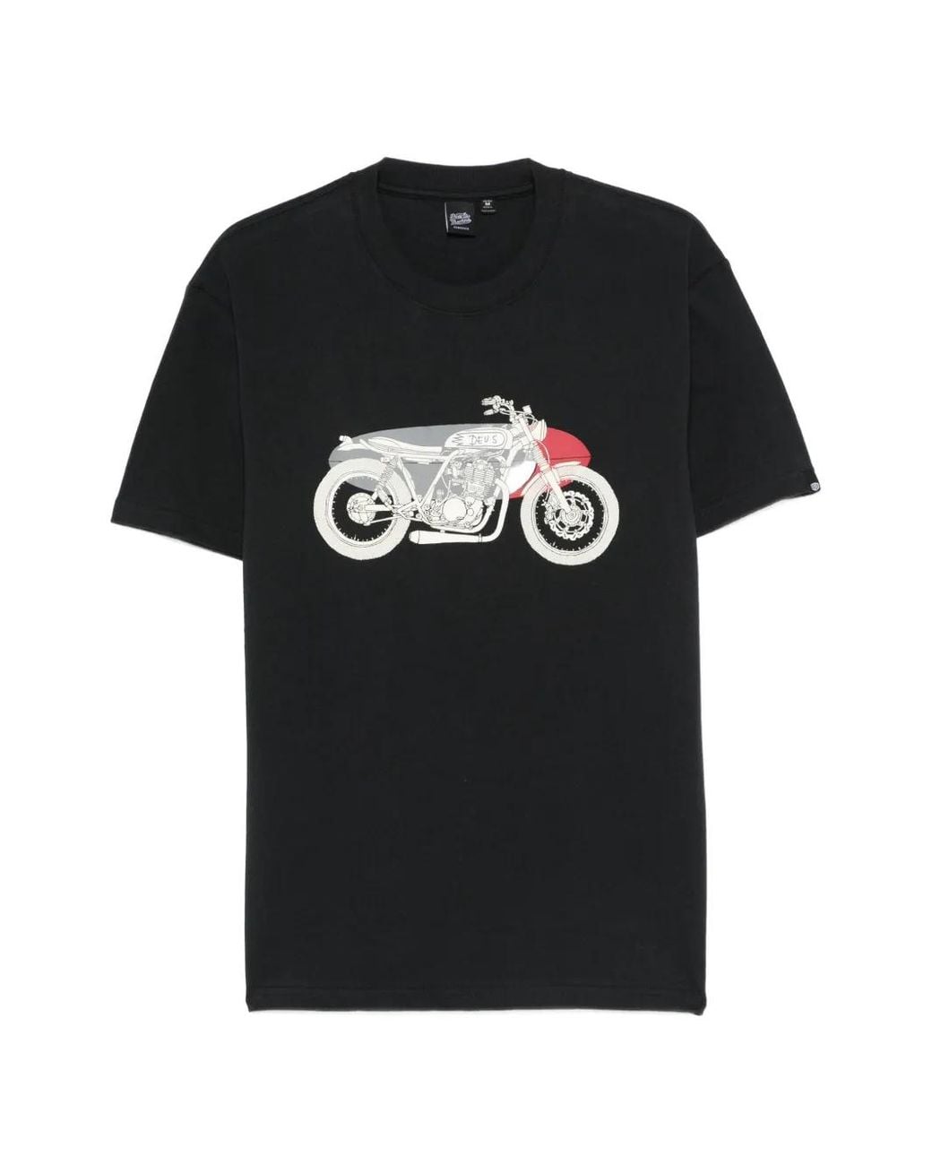 Deus Ex Machina Black Drovers Dog T-Shirt for men