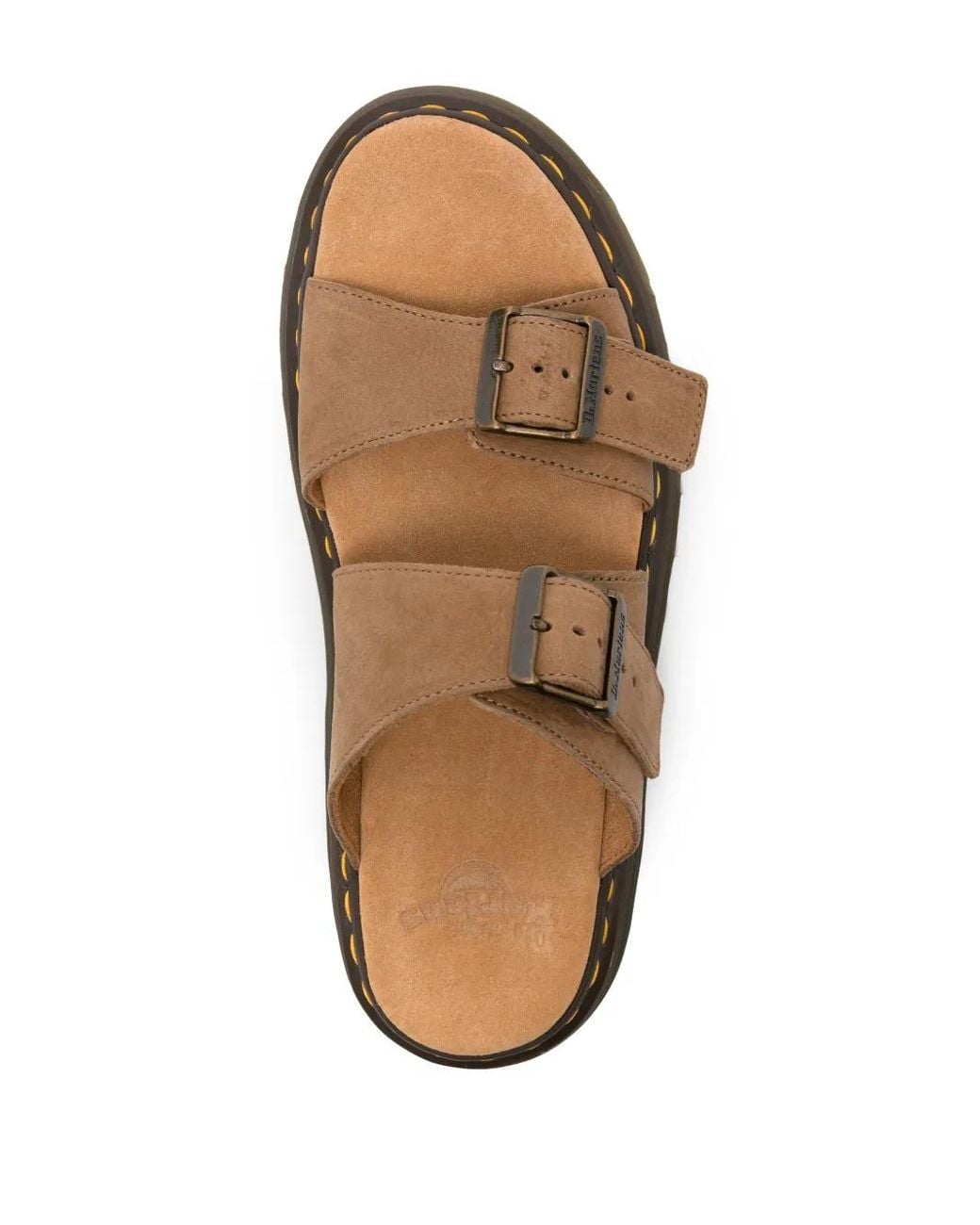 Dr. Martens Slippers Met Gesp in het Brown voor heren