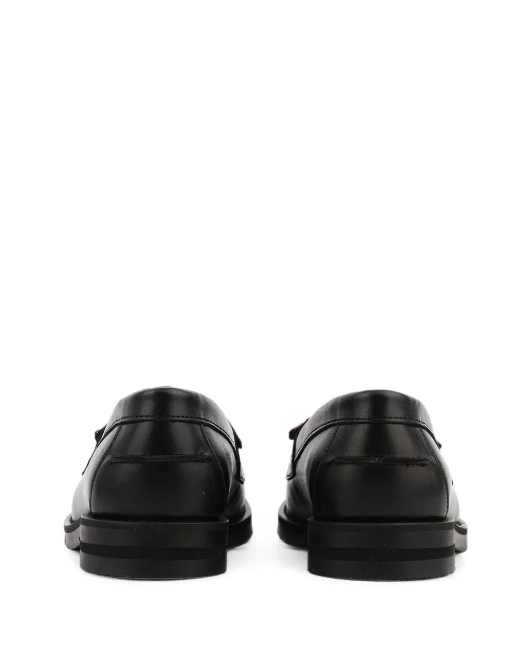 Duke & Dexter Black Wild Kisses Leather Loafers