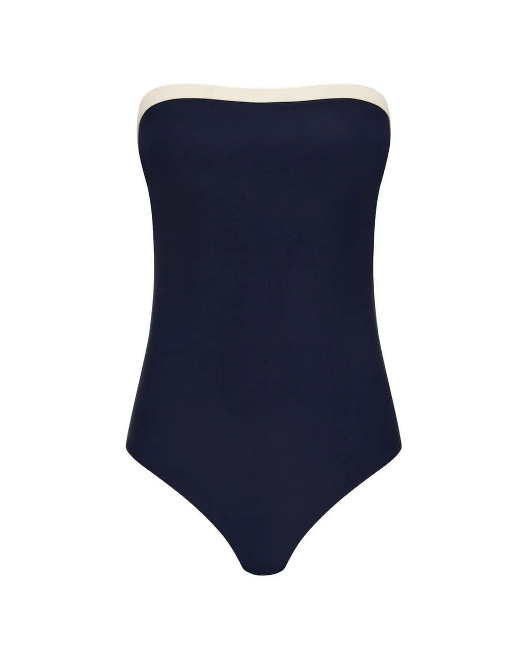 Bondi Born Blue Romy Strapless Swimsuit