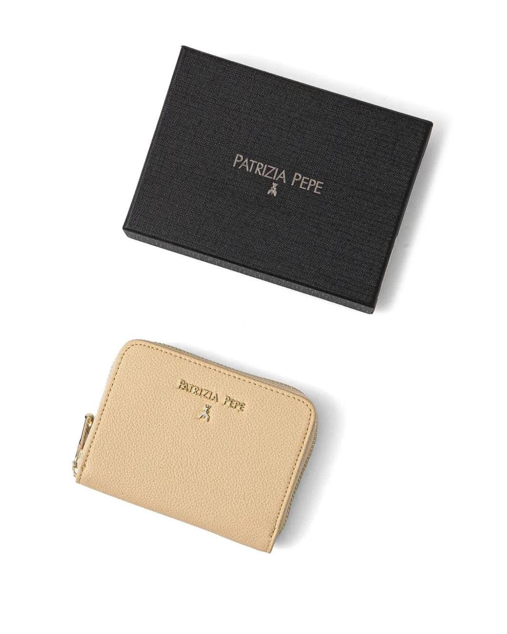Patrizia Pepe Natural Logo-Lettering Wallet