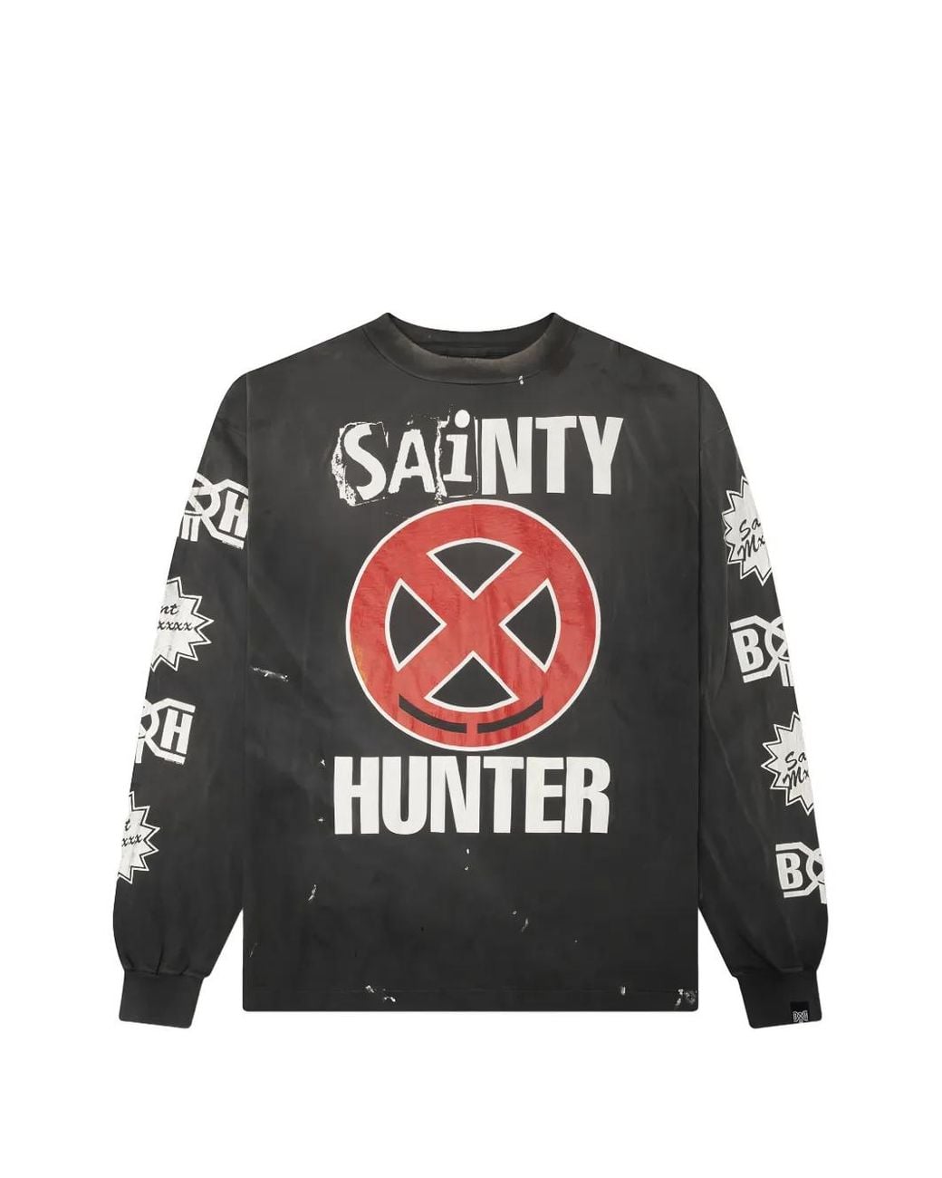SAINT Mxxxxxx Black T-Shirt À Imprimé Graphique for men