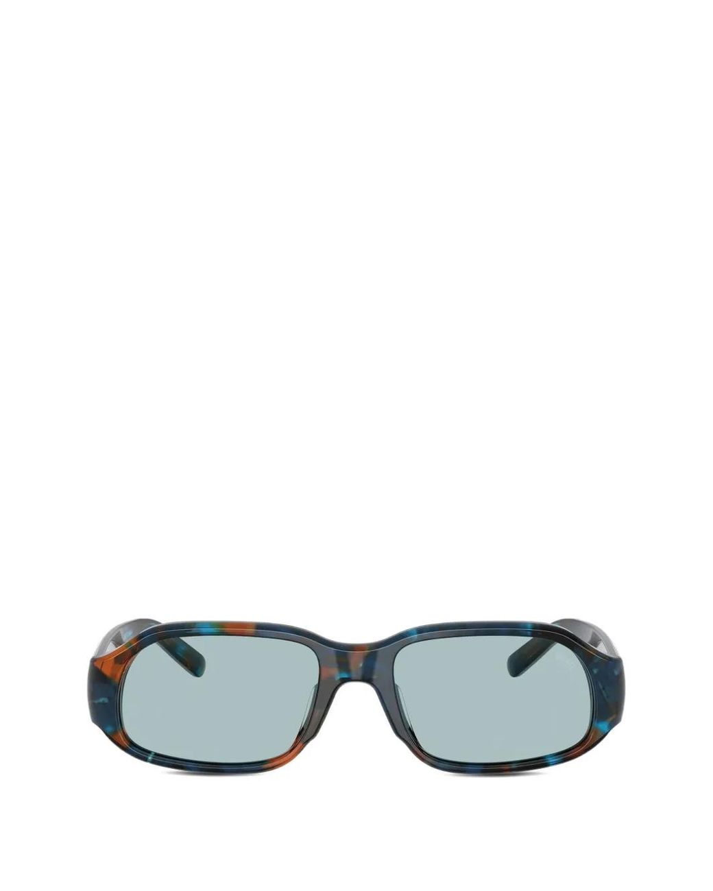 DIESEL Blue Lunettes De Soleil À Monture Rectangulaire