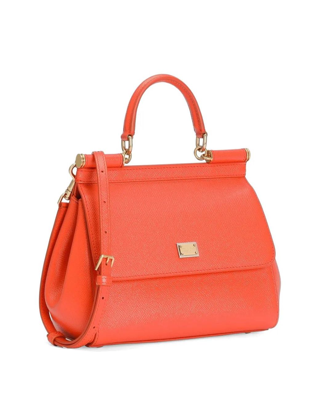 Dolce & Gabbana Red Small Sicily Handbag