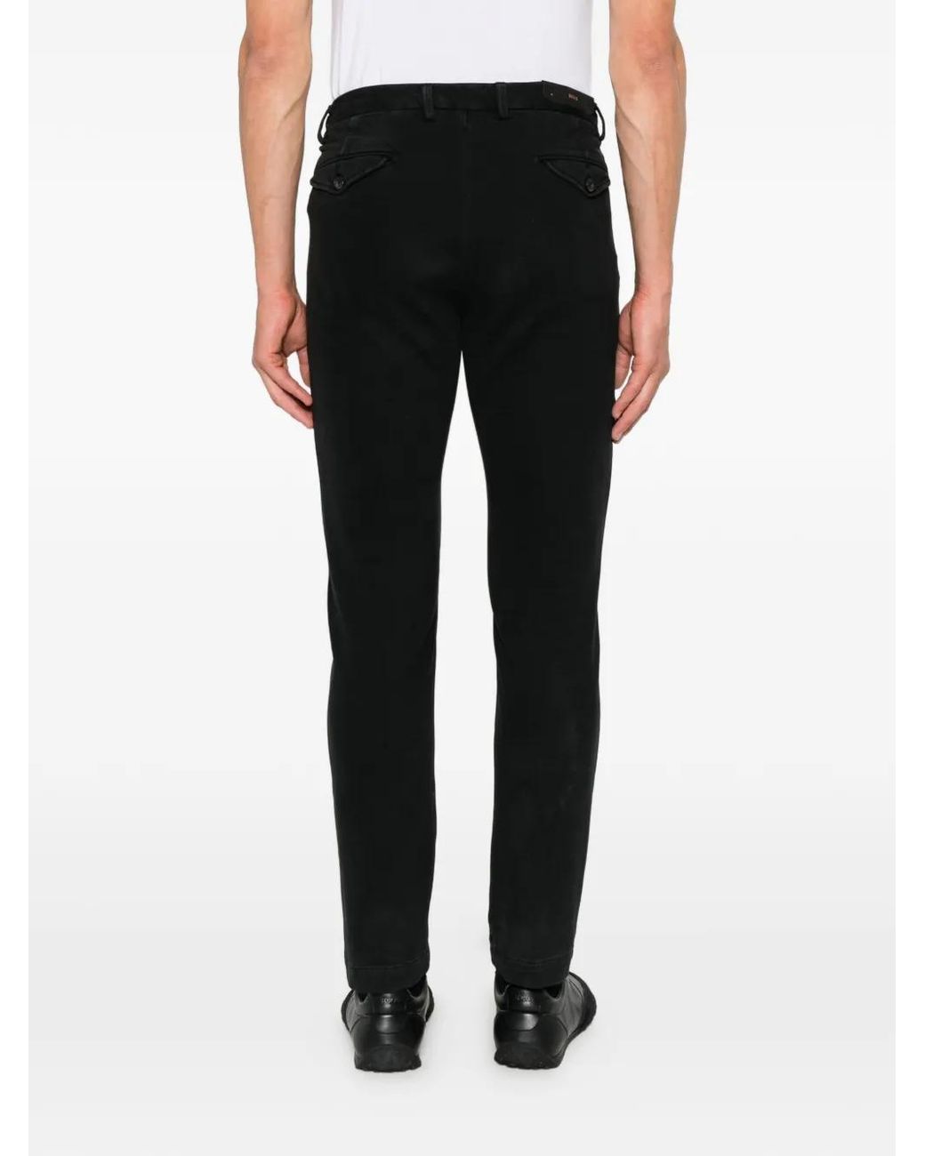 Briglia 1949 Black Bg41 Drawstring Trousers for men