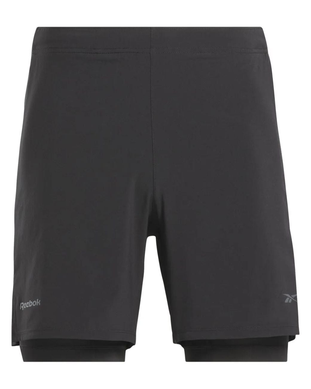 Reebok Gray Speed 4.0 Running Shorts for men