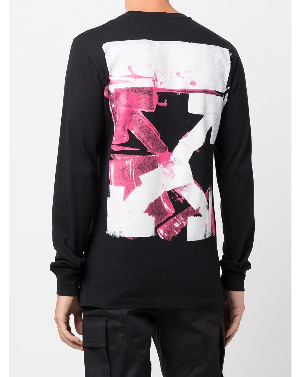 Off-White c/o Virgil Abloh Black Arrows-Motif T-Shirt for men