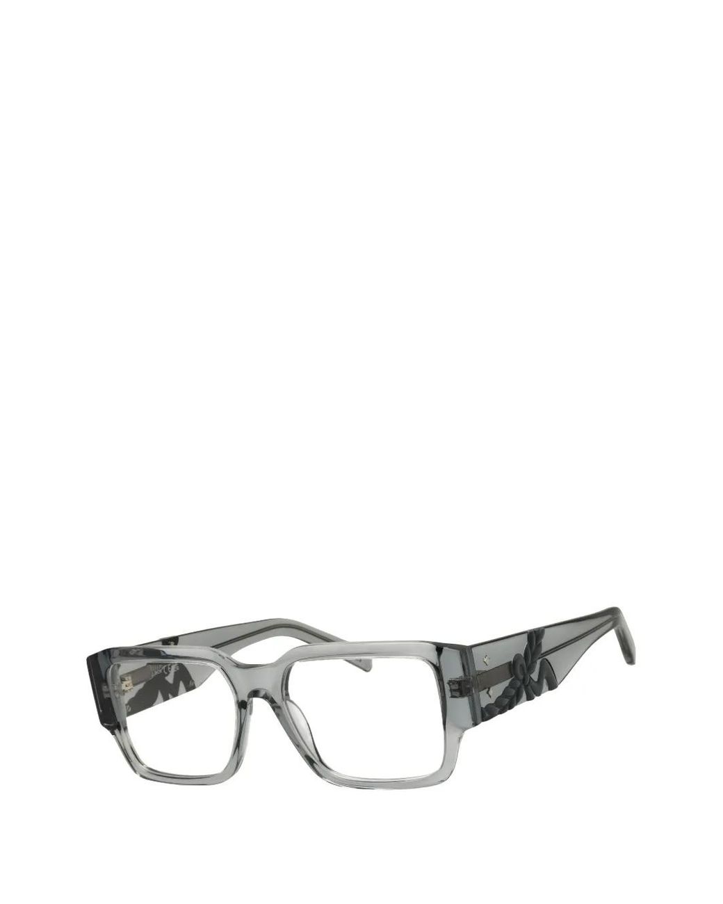 MCM Gray Rectangle-Frame Glasses