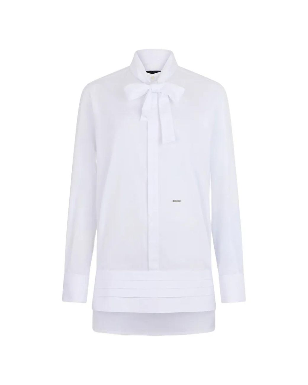 DSquared² White Tuxedo Shirt