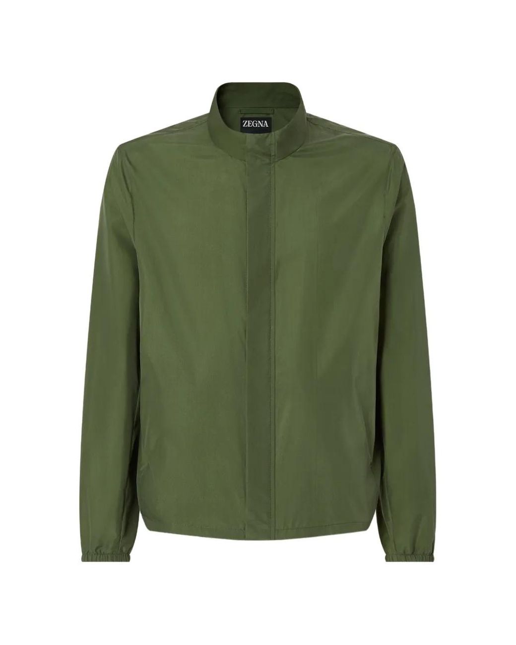 Zegna Green Zip Jacket for men