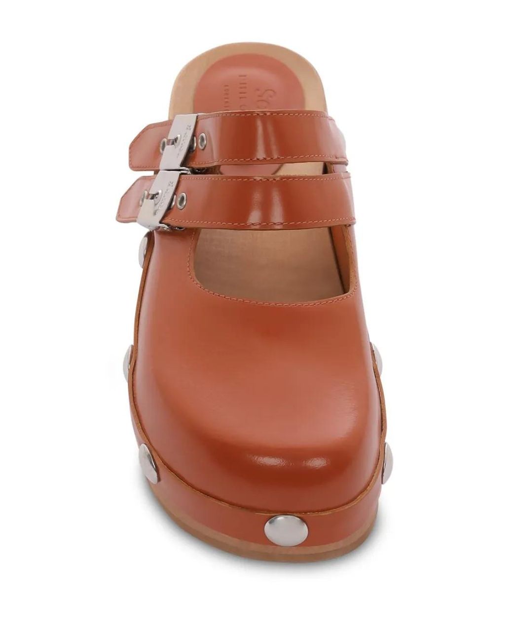 Philosophy Di Lorenzo Serafini Brown Double Buckle Mules