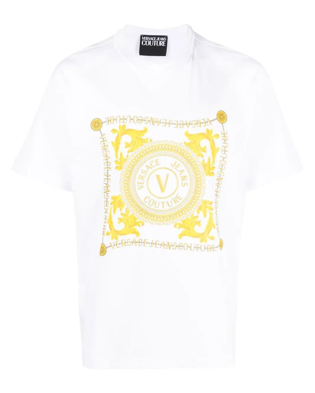 Versace Jeans Couture White T-shirts And Polos for men