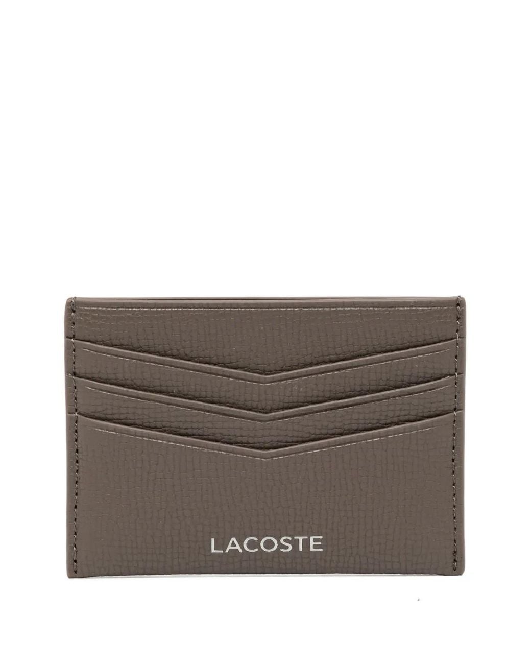 Lacoste Kartenetui Mit Logo-Prägung in Gray für Herren