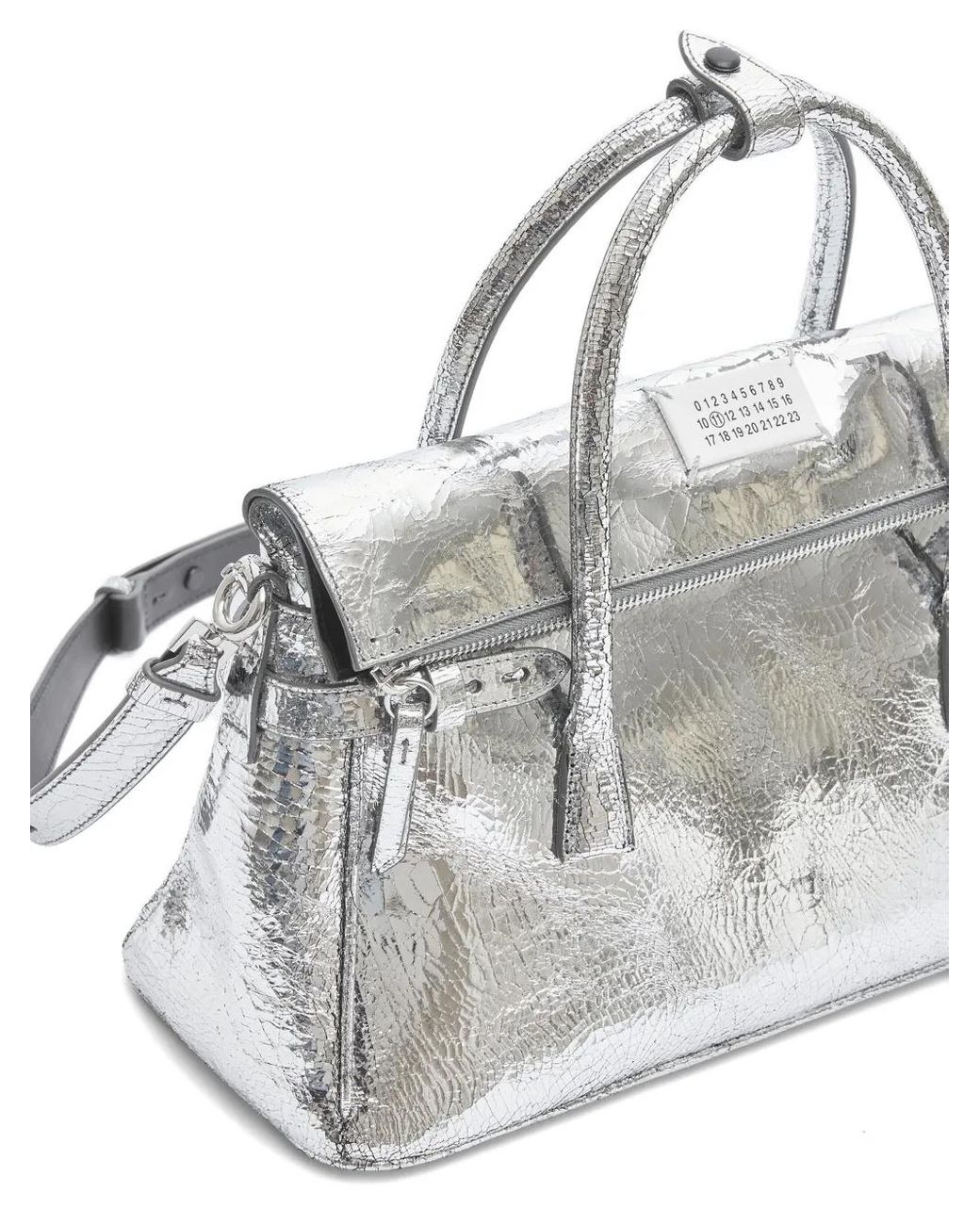 Maison Margiela Gray Tote Bag With Applique