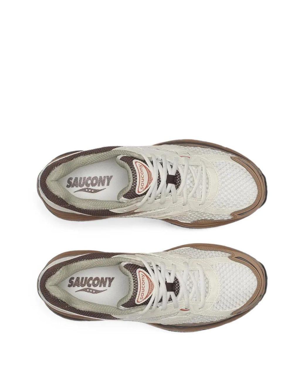 Saucony White Progrid Omni 9 Sneakers for men