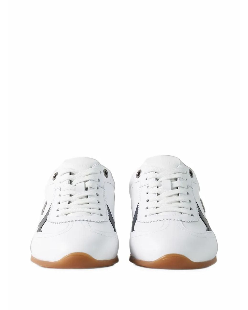Bogner White Monza Leather Sneakers for men