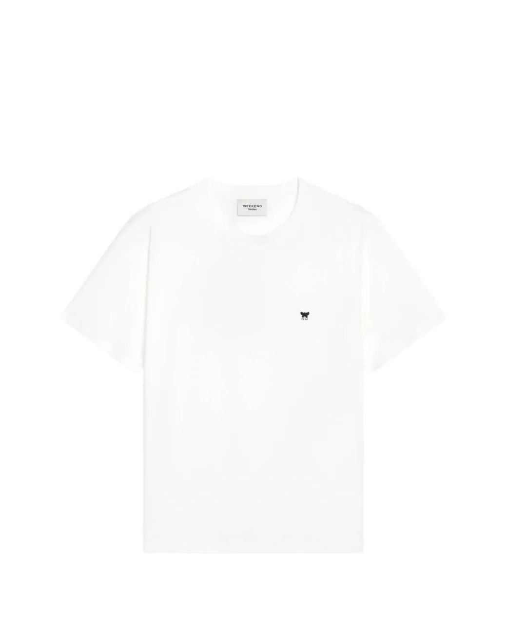 Weekend by Maxmara White Logo-Embroidered T-Shirt
