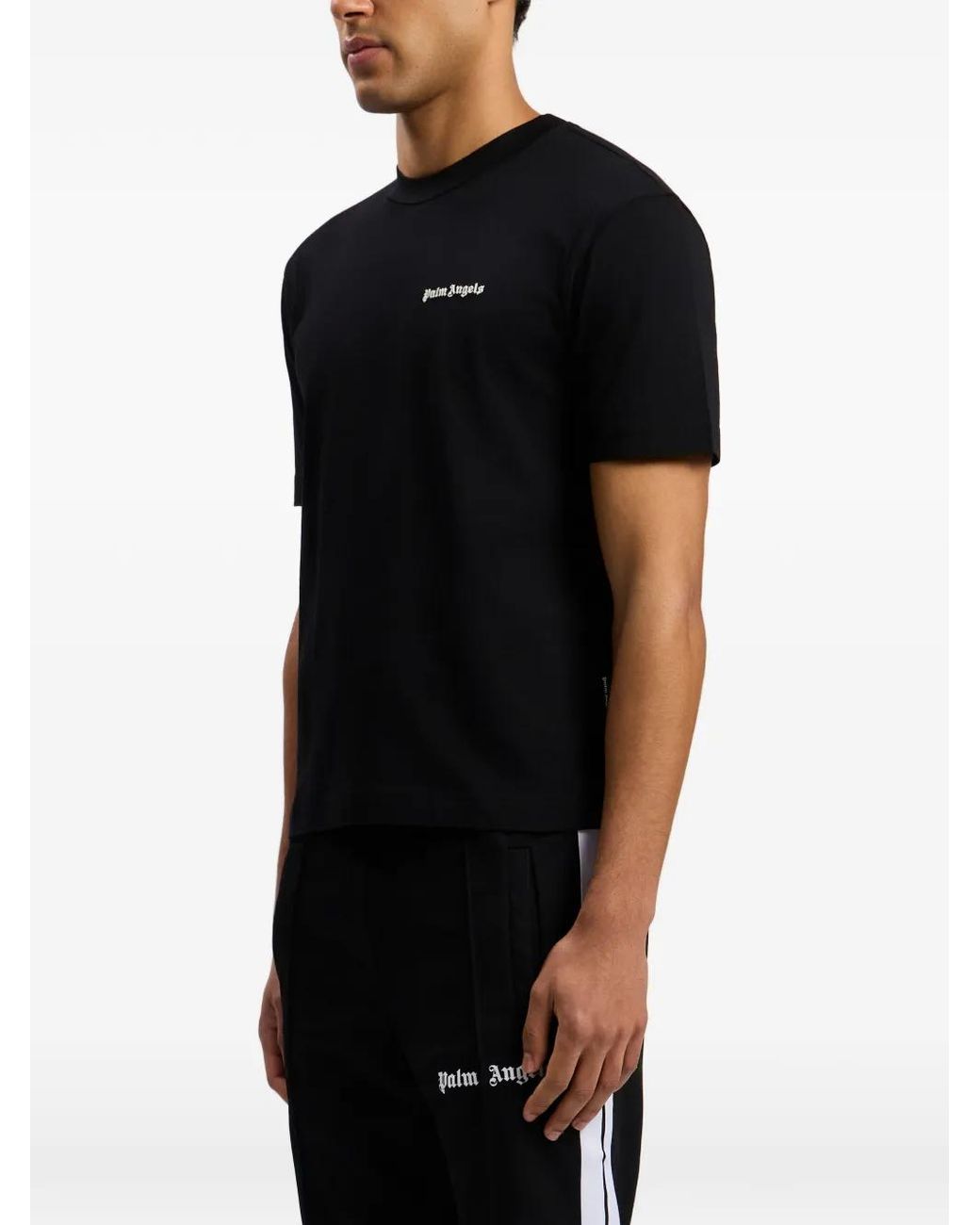 Palm Angels Blue Cotton T-Shirt (Pack Of Three) for men