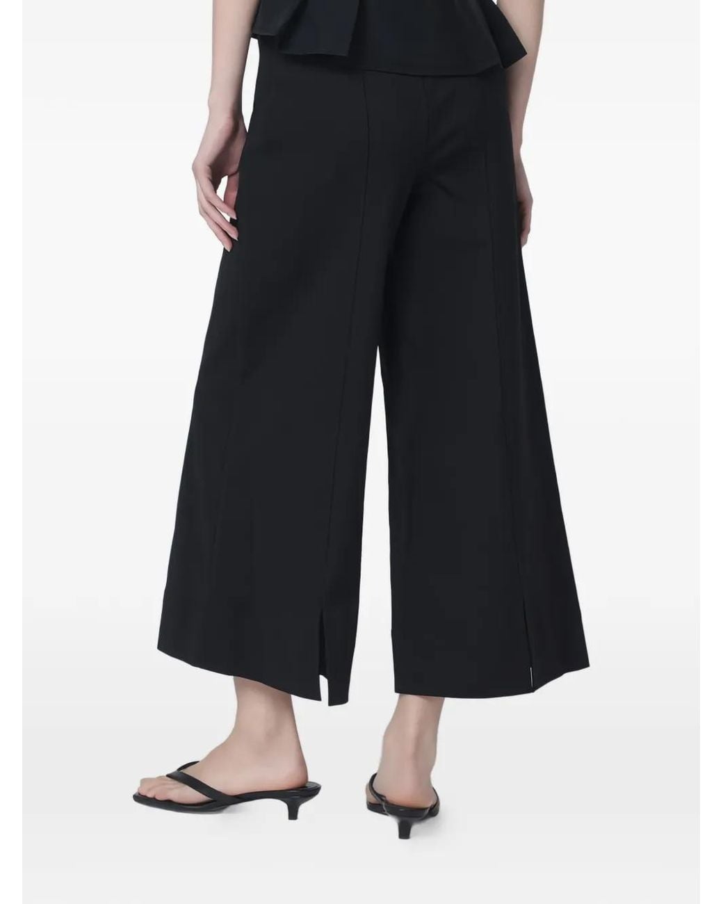 Jonathan Simkhai Black Kallin Cropped Trousers