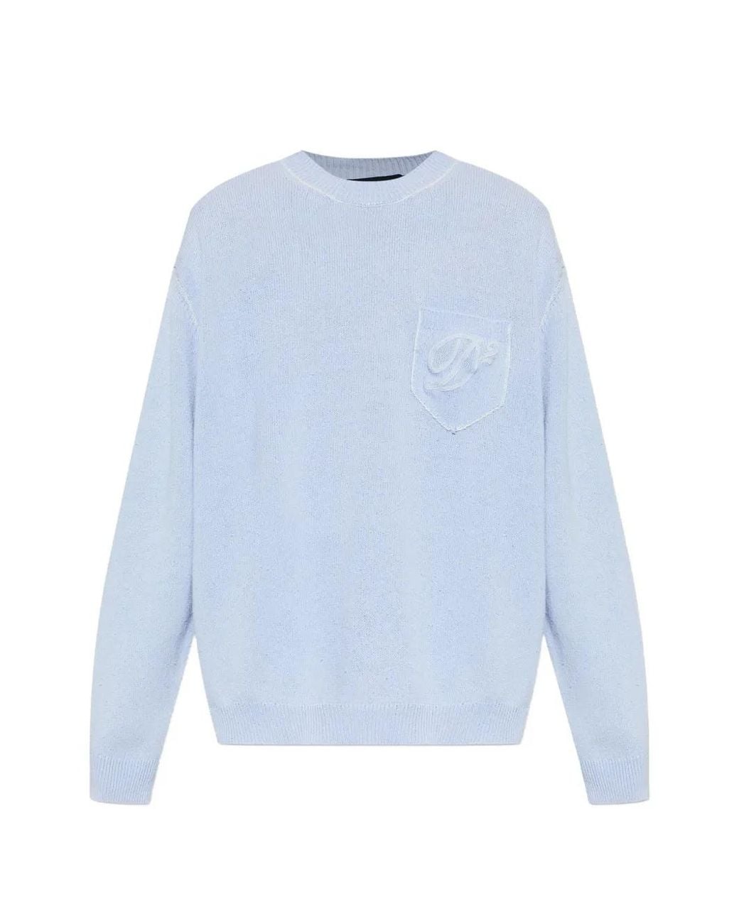 DSquared² Blue Pocket Knit Jumper for men