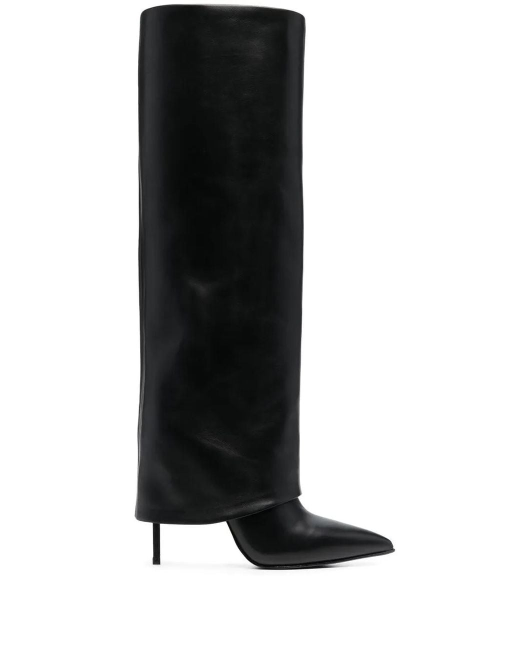 Le Silla Black 120Mm Andy Leather Boots