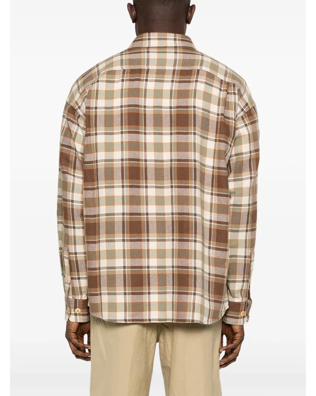 Visvim Natural Lumber Check L/S Shirt for men