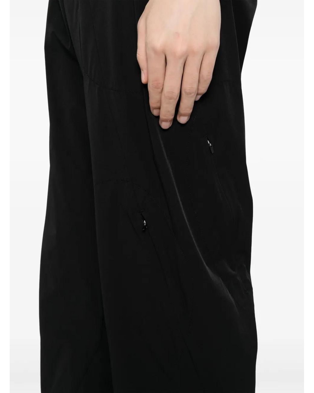 Post Archive Faction PAF High-Waist-Hose Mit Reißverschlussdetail in Black für Herren