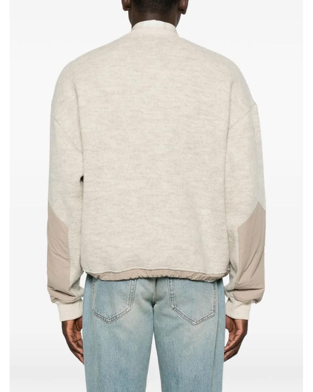 A Kind Of Guise Natural Egoa Zip-Pocket Sweater for men