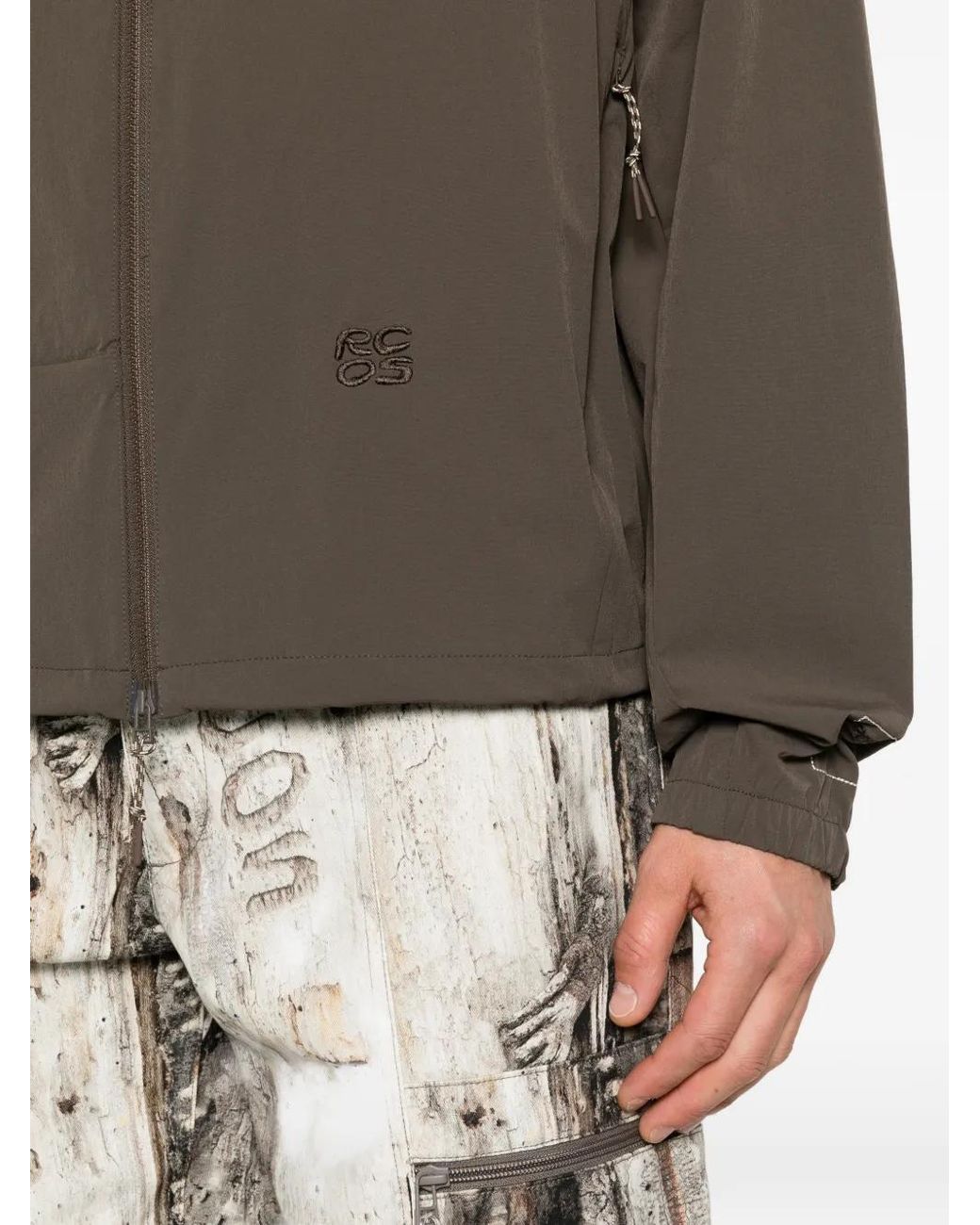 RC Outdoor Supply Brown Reyes Hooded Jacket for men