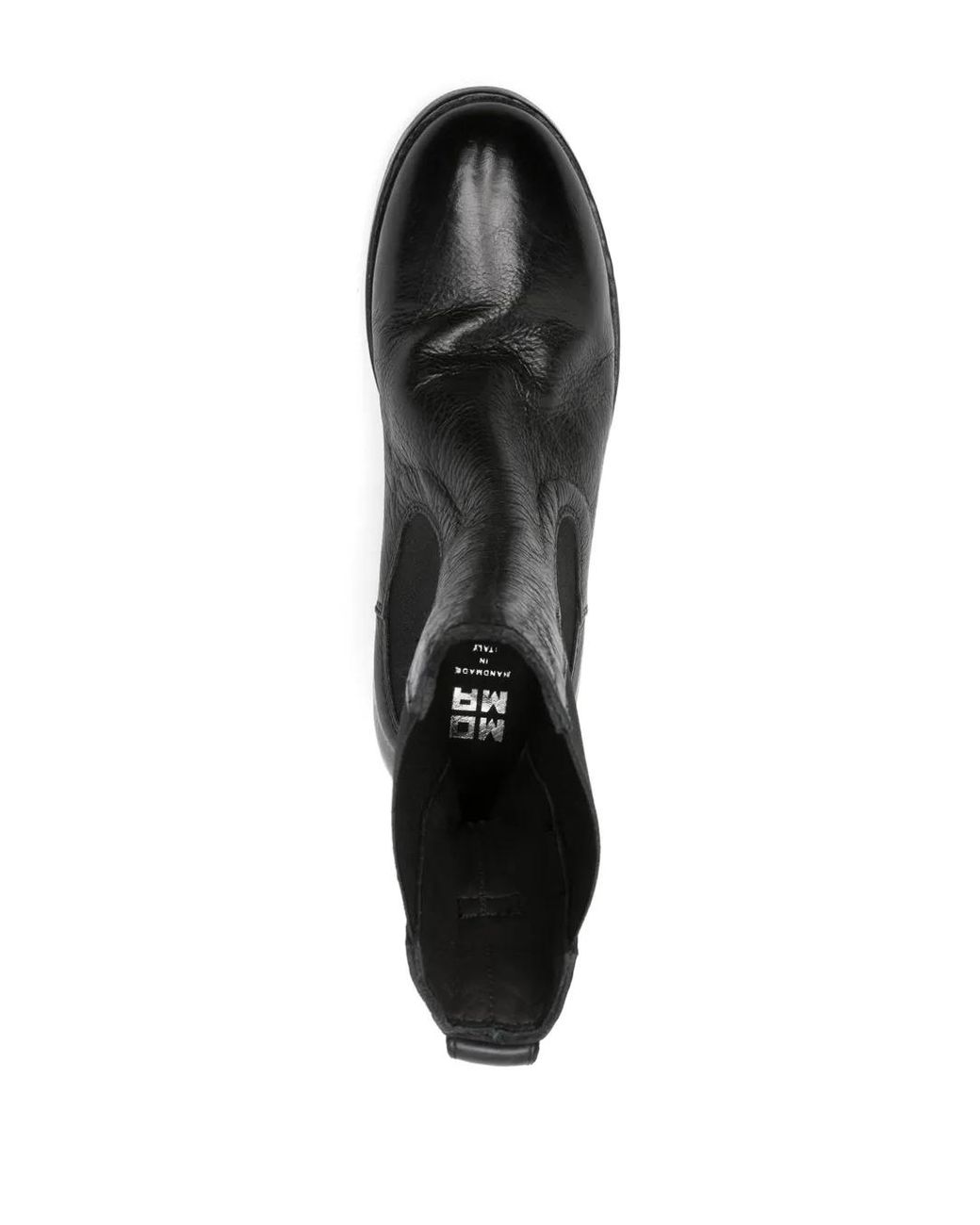 Moma Black Leather Boots