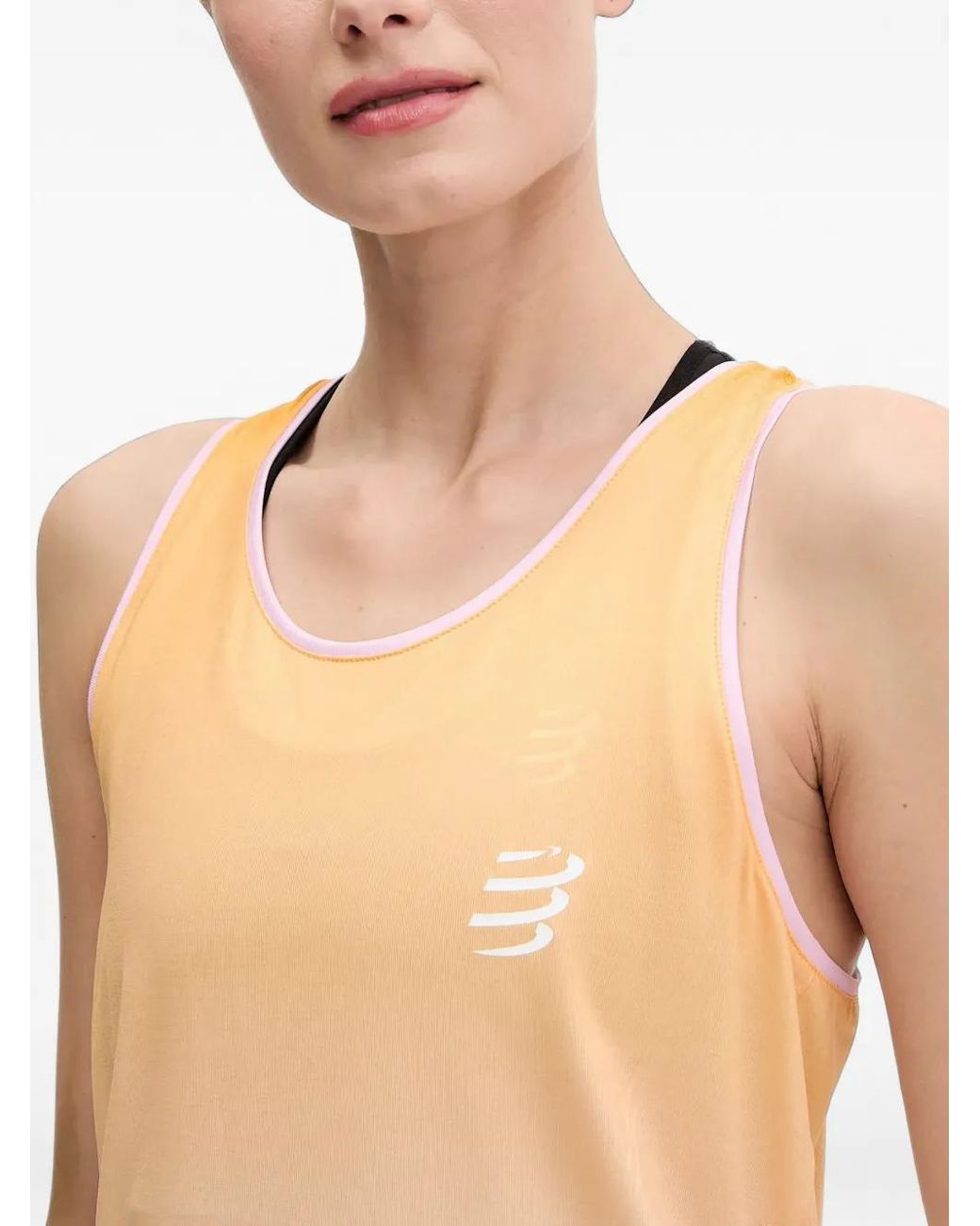 Compressport Black Ombré Racerback Tank Top