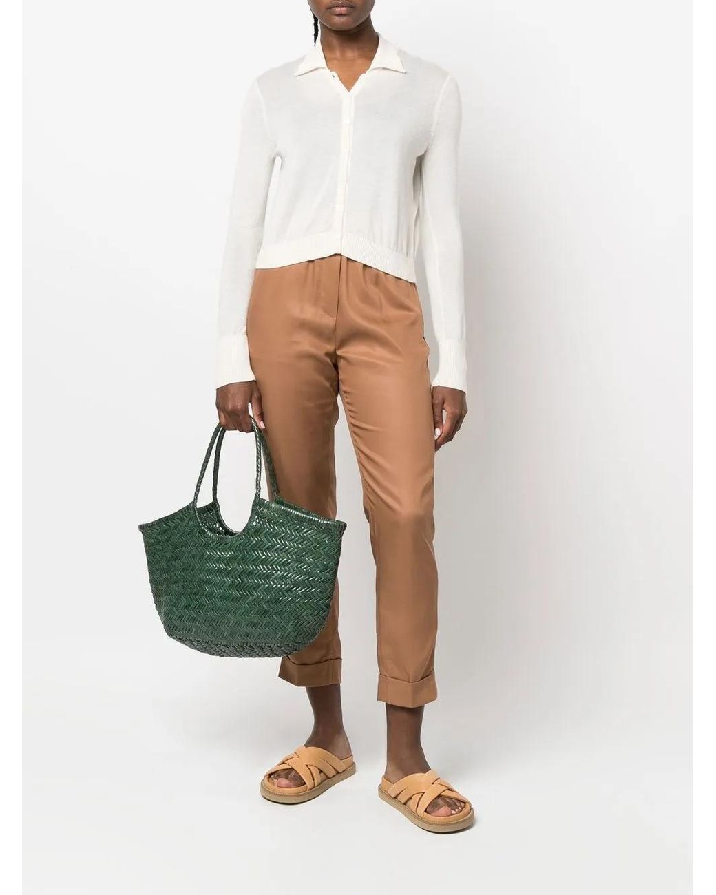 Dragon Diffusion Green Nantucket Big Tote Bag