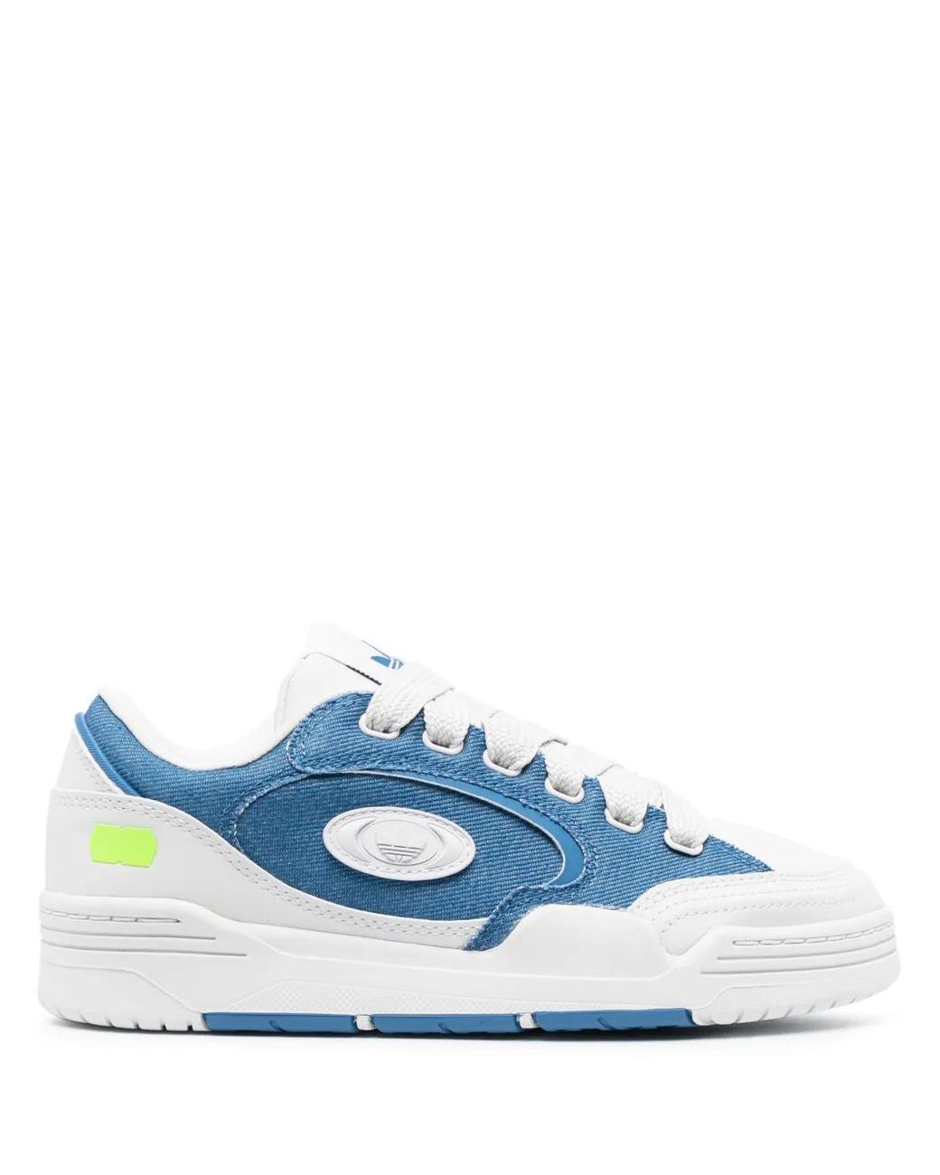 Baskets En Toile À Patch Logo Adidas en coloris Blue